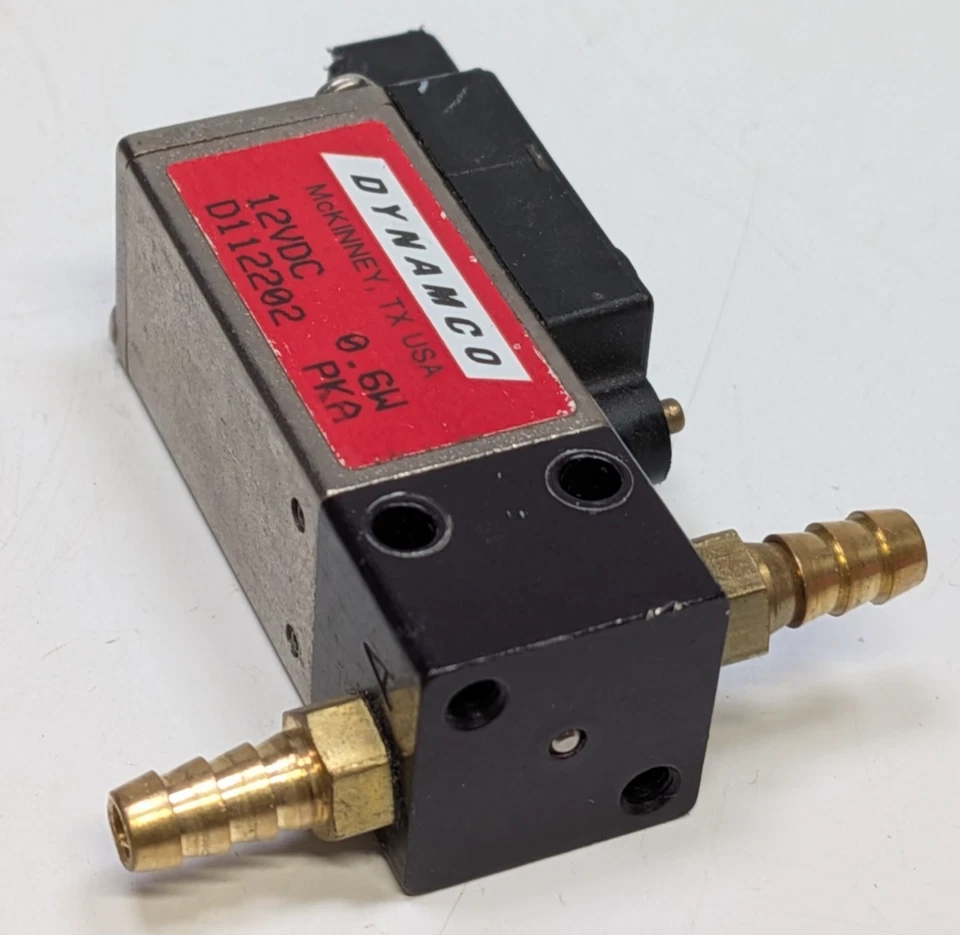 Dynamco D112202 Solenoid Valve 12 VDC 0.6 Watt