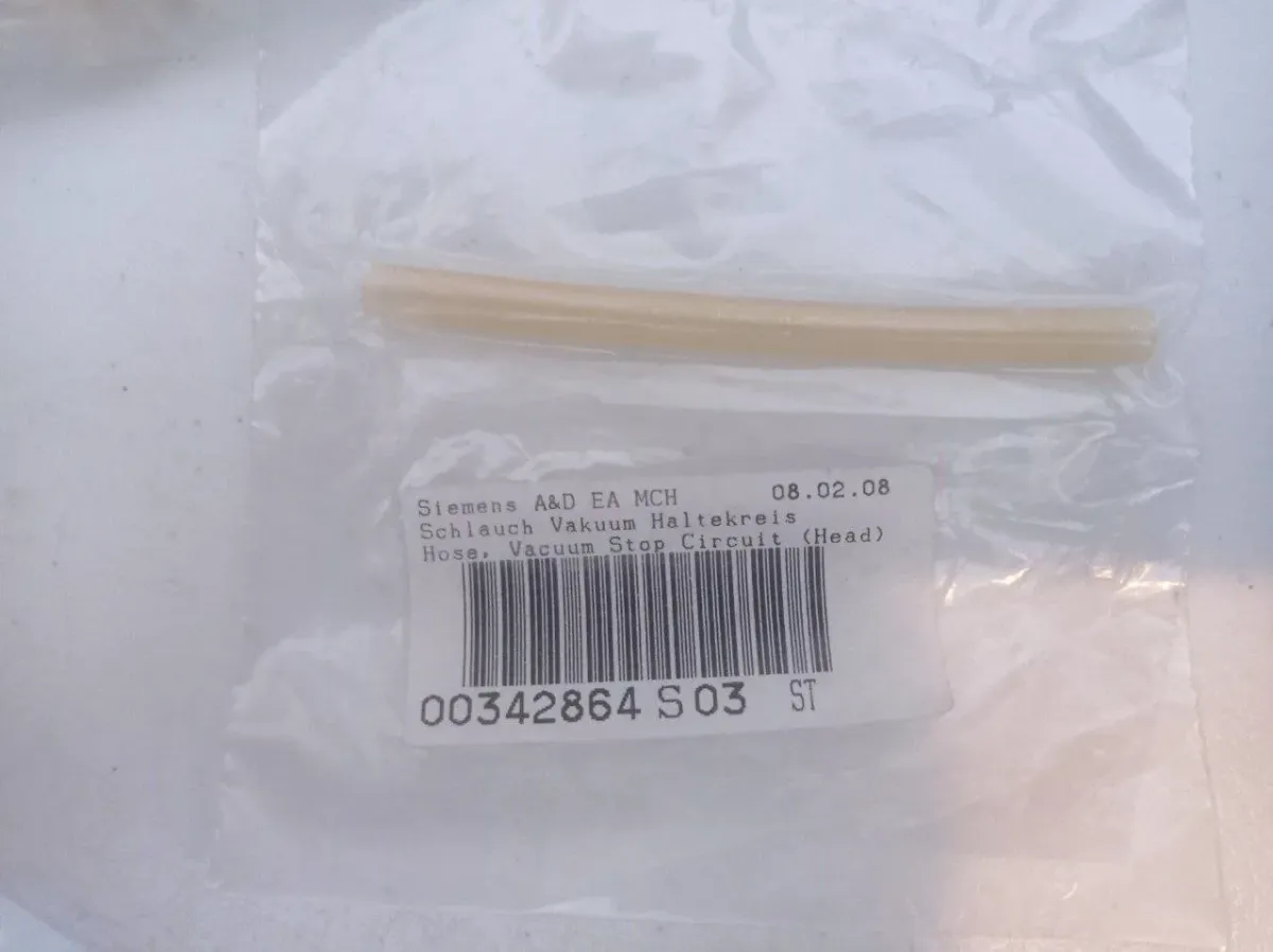 Siemens 00342864-03 Hose, Vacuum Placement Circuit (Head)